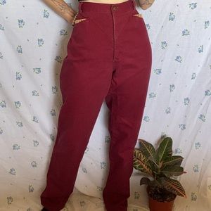 Vintage Burgundy Rocky Mountain Jeans